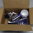 PUR PLUS Vertical Faucet Mount Water Filtration System, Lead-Reducing Filter, Great-Tasting Water, Easy Install, Lasts 100 Gallons, Compatible with Sinks with External Aerators, Chrome