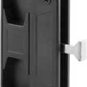 Prime-Line A 201 Black Plastic, Long Latch Sliding Screen Door Handle (Single Pack)