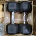 CAP Barbell Coated Dumbbell Weight | Multiple Options Pairs & Sets (50 lb - Set (25 lb x 2))