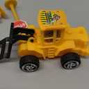 Newmemo 16pcs Mini Vehicles Construction Cake Topper Truck Excavator Road Sign Cake Cupcake Topper, Mini Construction Truck Vehicles Toy Cake Decoration for Engineering Transportation Theme Party