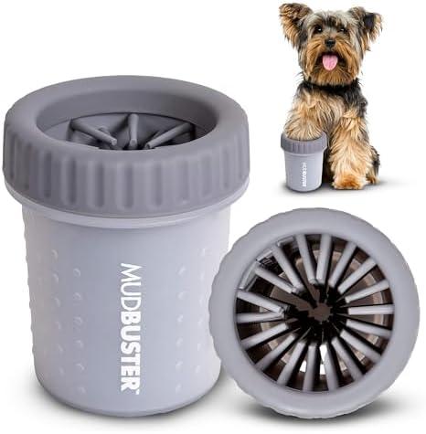 Amazon.com: Dexas MudBuster Portable Dog Paw Cleaner, Premium Quality Small Light Gray Pet Accessory : Everything Else