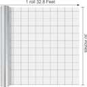 Merture Metallic Silver Wrapping Paper Jumbo Roll - 30 In X 32.8 Ft (81.7 sq.ft.) Solid Color Gift Wrap with Cutting Lines for Christmas, Wedding, Birthday, Valentines Day, Mothers Day, Baby Shower