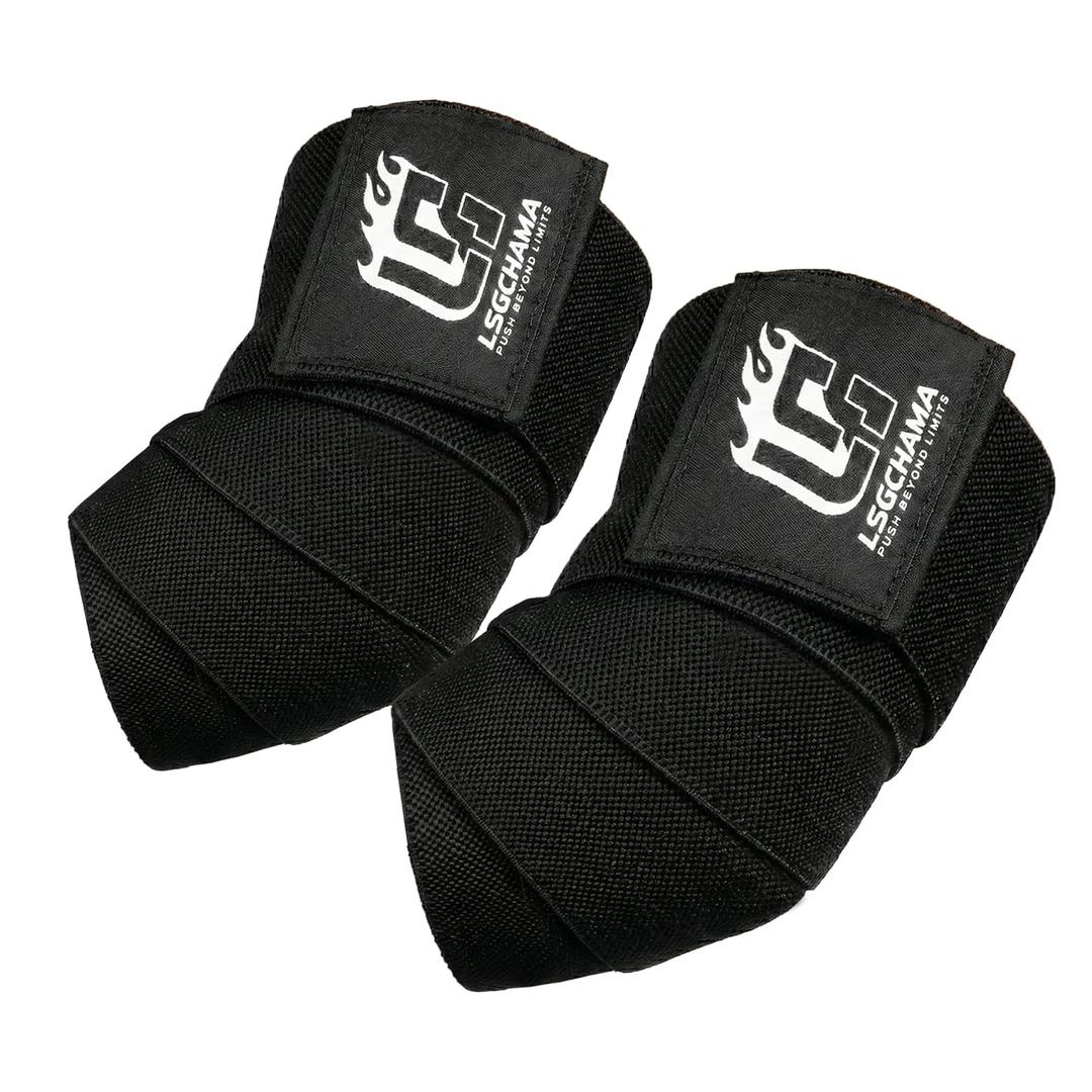Elbow Wraps for Weight Lifting, Gym Support, Training, Powerlifting, Workout Protection