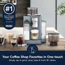De'Longhi Rivelia Automatic Espresso Machine, Grinder & Frother, Easy Bean Switching, Pebble Gray