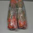 2 x Alupssuc 24 Bundles Artificial Fall Mums Flowers for Outdoors Decoration, UV Resistant Silk Violet and Faux Eucalyptus Autumn Fake Plants for Outside Indoor Yard Home Patio Porch Decor