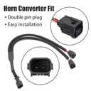 UOIENRT Car Horn Converter Wiring, One-to-Two Plug-and-Play Y Type Horn Adapter Wiring Harness Replacement for Honda Ten Generation Civic/2017 CRV/19 Lingpai/18 Fengfan