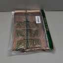 7x5FT Wooden Backdrop with Ribbon & 4 Brass Grommets, Rustic Wood Backdrop for Photography, Vintage Brown Wood Wall Background for Baby Shower, Wedding, Birthday, Party Decorations