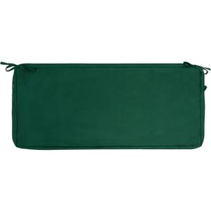 FUNHOME Outdoor Bench Cushion Covers 42" x 18" x 3", No Insert! Patio Cushion Covers for Outdoor Furniture, Water Resistant Patio Bench Loveseat Cushion Covers 1 Pack, Dark Green(Cover ONLY)