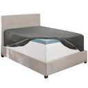 Hearth & Harbor Extra Deep Pocket Queen Fitted Sheet - Fits 18 to 24 Inch Mattress  Ultra Soft 1800 Microfiber, Wrinkle-Free & Breathable  Hotel Luxury Fitted Sheet Only, Dark Grey (08 - Charcoal Grey)