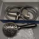 MakeFit Filtered Shower Head with Handheld Combo Brushed Nickel - Dual 2-in-1 Spa System with Massage Shower Head and 10 Modes Hand Held Showerhead, High Pressure, Buit in Power Wash Mode