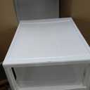 IRIS USA 30 Qt. Plastic Drawer Storage Organizer Stacking Drawers, 2-Pack, Stackable Unit with Sliding Drawer for Clothes Bedroom Kitchen Under Sink Pantry Craft Room Bathroom Dorm Office, White