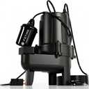 FOTING 1.5HP 9000GPH Sump Pump Submersible Sewage/Effluent Pump - Heavy Duty Cast Iron Automatic/Manual- 115V Septic Pump for Sump Basin/Residential/Sewage/Basement, Sewage Pumps 2'' NPT Discharge Black 