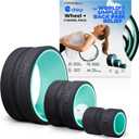 Chirp Wheel Foam Roller - Targeted Back Foam Roller for Back Pain Relief, Deep Tissue Muscle Massage, Trigger Point Round High Density for Physical Therapy & Exercise, 3-Pack Mint