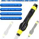 2 x Golf Grip Trainer for Right & Left Hand, Swing Training Aid for Correct Hand Position, Anti-Slip Golf Grip Attachment, Muscle Memory Golf Practice Tool for Beginners & Pros