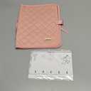 Adjustable Bible Cover with 75 Bible Tabs - Bible Cover Case for WomenWaterproof, Washable Quilted Bible CaseReusable Christian Gifts for Women (Pink, XL)