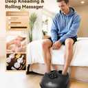 COMFIER 2025 Shiatsu Foot Massager with Heat,Compression,Kneading &Rolling,Foot Massager for Neuropathy,Plantar Fasciitis,Upgraded for Larger Feet Machine(Size 15),Home or Office, Christmas Gifts