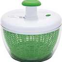 Farberware Easy to use pro Pump Spinner with Bowl, Colander and Built in draining System for Fresh, Crisp, Clean Salad and Produce, 6.6 quart, Green