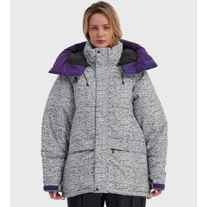 NOMADIKA Oversize Waterproof Ski Jacket Thick Snow Coats with Detachable Hood Winter Skiing Snowboard Jackets for Women Men