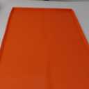 Fdit Silicone Griddle Mat, Black Stone Grill Grill Grill Silicone Protective Pad Cleaning Pad Grill Plate Silicone Protective Cover for Griddle Top (36 Inch Orange)