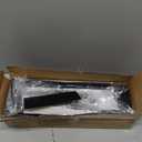 ZDDLOINP Spice Rack Shelf for Kitchen Stove, Adjustable 27 to 33 Inch Spice Rack Organizer, 4 Level Adjustable Height Stove Top Shelf for Kitchen, Over the Stove Shelf for Curved Stove, Black