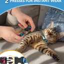 Halypet Cat Harness and Leash Set, 3-in-1 Adjustable & Lightweight, Escape-Proof, Comfortable Soft Kitten Harness for Large Cats, Safe, Easy to Wear, Outdoor Walking Travel, Size: Medium (8-18 lb)