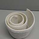 Christmas Tree Collar, Knit White Rustic Farmhouse Christmas Tree Skirt,Adjusted Christmas Tree Base Cover for Artificial Trees for 6ft 6.5 ft 7ft 7.5ft Tree