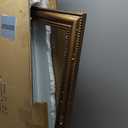 Gold Vintage Mirror Antique Arched Mirror for Entryway Living Room Decor,Wood Frame with Ornate Beaded Decor Mirrors 20"X30" (19.5"X30")