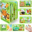 Busy Book for Toddlers 1-3: Busy Board for 1 Year Old Montessori Toys, Quiet Books Toddler Activity Board, Educational Sensory Toys Birthday Gift for Girls Boys, Travel Toy for Toddlers 2-4 Plane Car