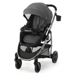 Graco Redmond Modes Pramette Stroller 3-in-1 Convertible: Car Seat Carrier Infant Pramette to Toddler Stroller with Reversible Seat and One-hand Fold