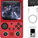 R36TMAX Retro Handheld Game Console, Red