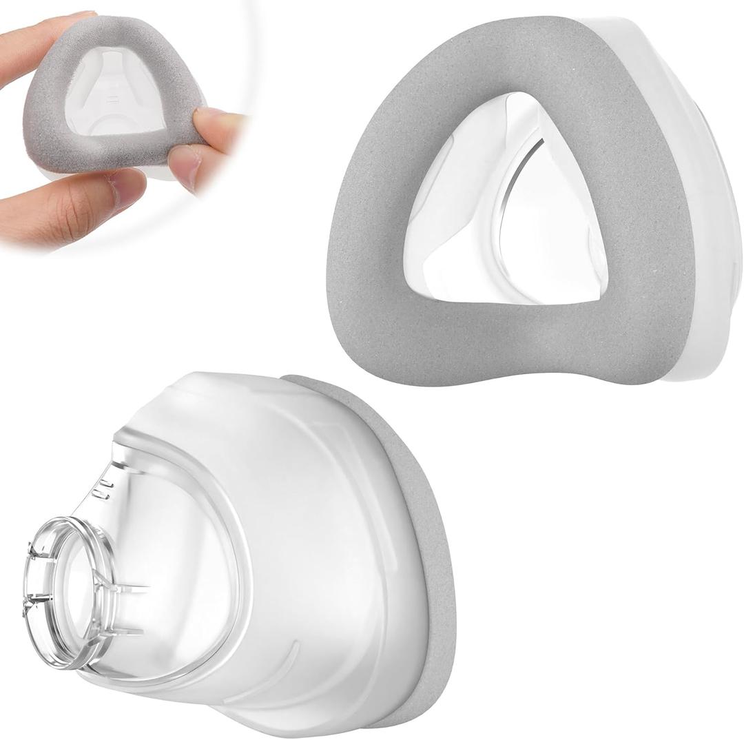 2 Packs Replacement Cushions for Airtouch N20 Medium, N20 Memory Foam Nasal Cushion Supplies, Secure Seal and Softer for Enhanced Comfort, MEDICOLOR Supplied M