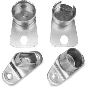 Tailgate Hinge Kit Compatible with Chevy Silverado & GMC Sierra C1500 C2500 C3500 K1500 K2500 K3500 Hinge Set (1 Bolt Style) of 4, Replace 15691088, 15691087, 15603558, 15521579, 38640, 38646