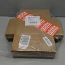 9x6x1.3 inch Corrugated Cardboard Boxes, Multi-Depth CD DVD Shipping Boxes with Fragile Stickers for Mailing, Storing, Packaging, Brown, 25 Pack