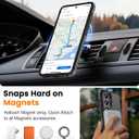 DEERLAMN Strong Magnetic Case for Samsung Galaxy S26 Ultra 6.9-Inch,[Compatible with Magsafe][Military Grade Drop Protection] Translucent Matte Shockproof Protective Phone Cover, Frosted Black