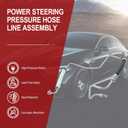 Power Steering Pressure Hose Line Assembly compatible with Lexus RX330 2004-2005 Toyota Highlander 2004-2007 V6 3.3L Replaces OE 3402350 4441048141