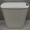 Cesun Motion Sensor Trash Can, 5 Gallon Automatic Bathroom Garbage Can with Lid, Touchless Smart Plastic Slim Wastebasket for Bathroom, Office, rv, Bedroom, Living Room, White