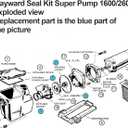 RO6G Replacement Hayward Super Pump Seal Kit for SP2600 SP1600 SP2600X 1600 1600X Fits Regular/X/VSP Models (Please Pay Attention to The Model When Purchasing)