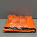 Dog Raincoat Waterproof Reflective Slicker - Lightweight Breathable Hooded Poncho Rain Coat Jacket with Adjustable Belly Strap and Leash Hole for Small Medium Large Dogs (Large, Orange)