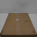 ZJSF Freestanding Foldable Dog Gate - Extra Wide White Puppy Gate for Stairs & Doorways - Tall 4 Panels Wooden Pet Fence