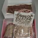 21st Birthday Decorations for Her, Happy 21st Birthday Banner, Crown, Sash, Cake Topper and Number Balloon, Rose Gold 21 Years Old Party Decorations for Her