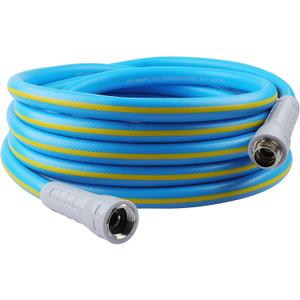 HQMPC Hose Garden Hose With 5/8 in. x 20 ft., Water Hose Heavy Duty Durable Material Water Hose with Solid Fittings (BLUE)