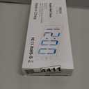 Alampan 12" Large Digital Wall Clock with Remote Control, USB Powered, Corded RGB LED Clock with Full Screen Display, Big Numbers, for Classroom, Living Room, Elderly, Wall Mounted, DST, KSJ-01, Black