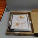 8x10 Picture Frames Silver - Set of 2, HD Real Glass 8 by 10 Photo Frame Mirrored Edge for Tabletop Display,Wedding Birthday Christmas Day Gifts (8 x 10, Silver)