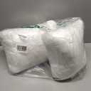 24 x 24 Outdoor Pillow Insert Set of 2 Square Throw Pillow Inserts Waterproof for Couch Porch Outside Patio Furniture Decorative Pillows Large White Sofa Cushion Stuffer