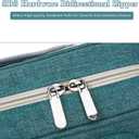 Pool Cue Case, Pool Stick Bag with Multi-Pocket, Holds 3 Butts 4 Shafts, Billiard Carrying Case with Padded Shoulder Strap & Handle, Shockproof Storage for Cues & Accessories