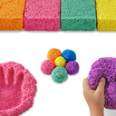 Discovery Zone Squizit Shape & Create Modeling Foam – 12 Pack MessFree Sensory Play Kit, NonToxic & Reusable Foam Beads – Soft, Squishy Craft Toy for Kids’ Creative Learning