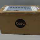 Breo N6 Mini Shiatsu Neck and Shoulder Massager with Heat  Deep Tissue Kneading Massage Pillow with Plum Blossom Rollers, Red Light Therapy, Quiet Motor, Cordless, Gift for Back Pain Relief