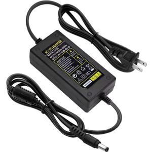 24V Power Supply DC 24 Volt 3A AC Adapter 100-240V AC/DC Adapter Transformer Compatible 3 Amp 3A 2.7A 2.5A 2A with 5.5 * 2.5mm/2.1mm Tip for 5050 3528 LED Strip CCTV Camera Printer LCD Monitor