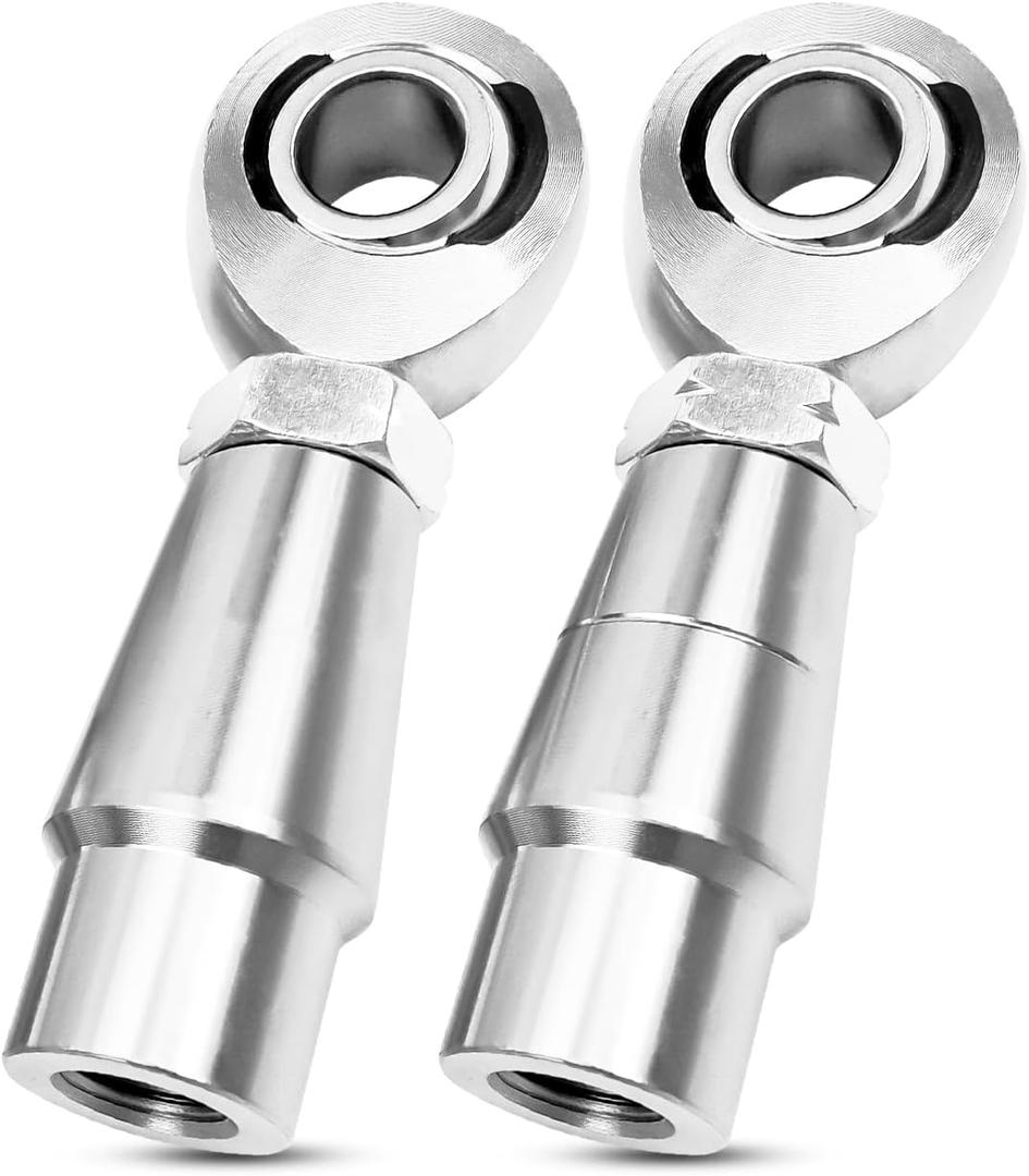 1/2 Heim Joints Rod End Kit with Tube Adapters and Jam Nuts, Left and Right Hand Thread 1 Link .5" Chromoly Joints Panhard Kit, 1 Set