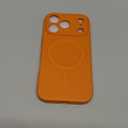 JETech Magnetic Case for iPhone 17 Pro 6.3-Inch Compatible with MagSafe, Camera Lens Full Protection, Soft TPU Protective Phone Cover with Matte Finish, Shockproof (Orange)